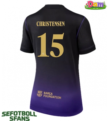 Barcelona Andreas Christensen #15 Bortatröja Kvinnor 2026-27 Kortärmad